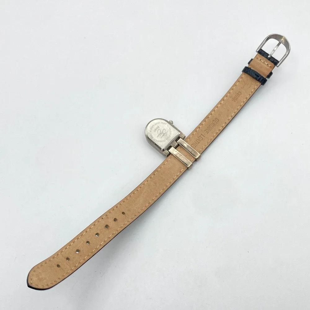 Vintage Suzanne Somers Women's Watch Silver Tone Patina Horseshoe New Battery 8